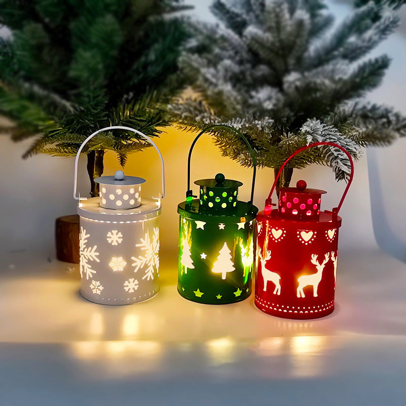 LED Christmas Candle Lanterns – Nordic Style Electronic Candles for Creative Holiday Decor - ZA-ZOLA