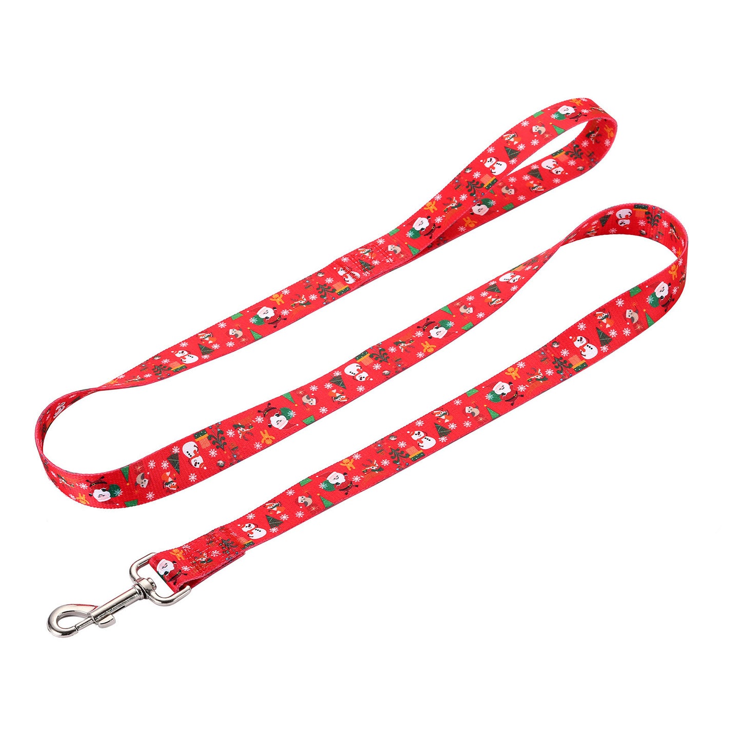 Christmas Pet Collar & Leash Set – Hand Holding Rope Dog Leash for Holiday Walks - ZA-ZOLA