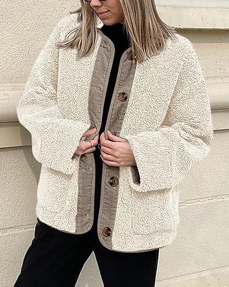 Women's Warm Winter Collarless Jacket – Stylish & Cozy Outerwear for Cold Weather