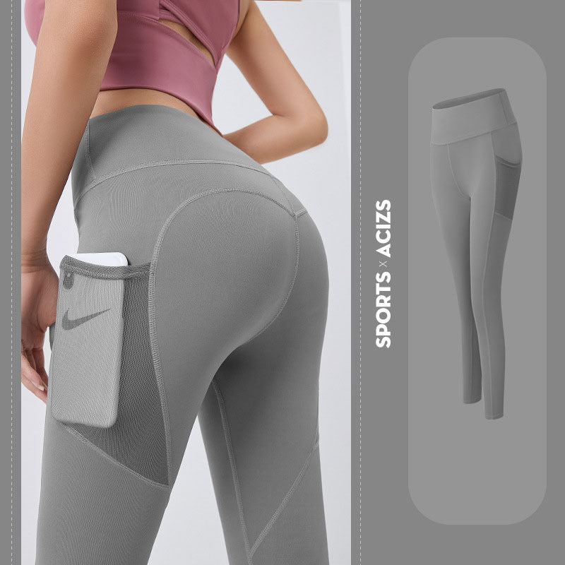 Yoga Pants for Women with Pockets – Tummy Control Gym Leggings for Fitness & Jogging