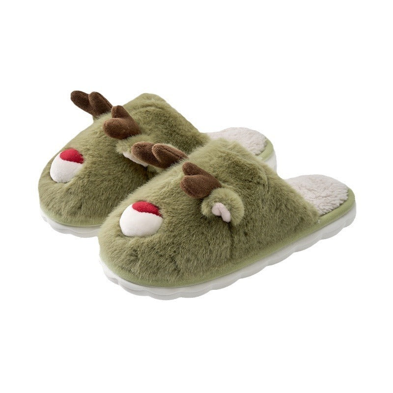 Cartoon Cotton Slippers – Inner Velvet Insulated Cotton-Padded Shoes for Winter Comfort - ZA-ZOLA