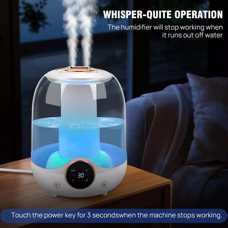 3L Essential Oil Aroma Diffuser – Ultrasonic Aromatherapy Humidifier & Air Purifier - ZA-ZOLA