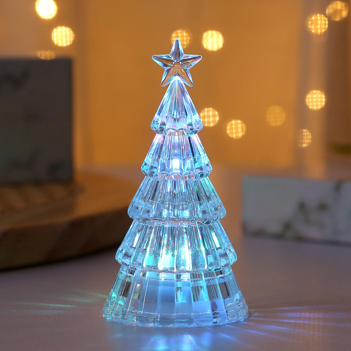 Crystal Christmas Tree Night Lamp | Magical Holiday Glow - ZA-ZOLA