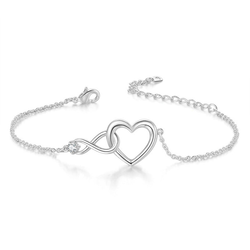 Heart-shape Bracelet Fashion Jewelry Versatile Love Bracelet Gift For Girlfriend Valentine's Day - ZA-ZOLA