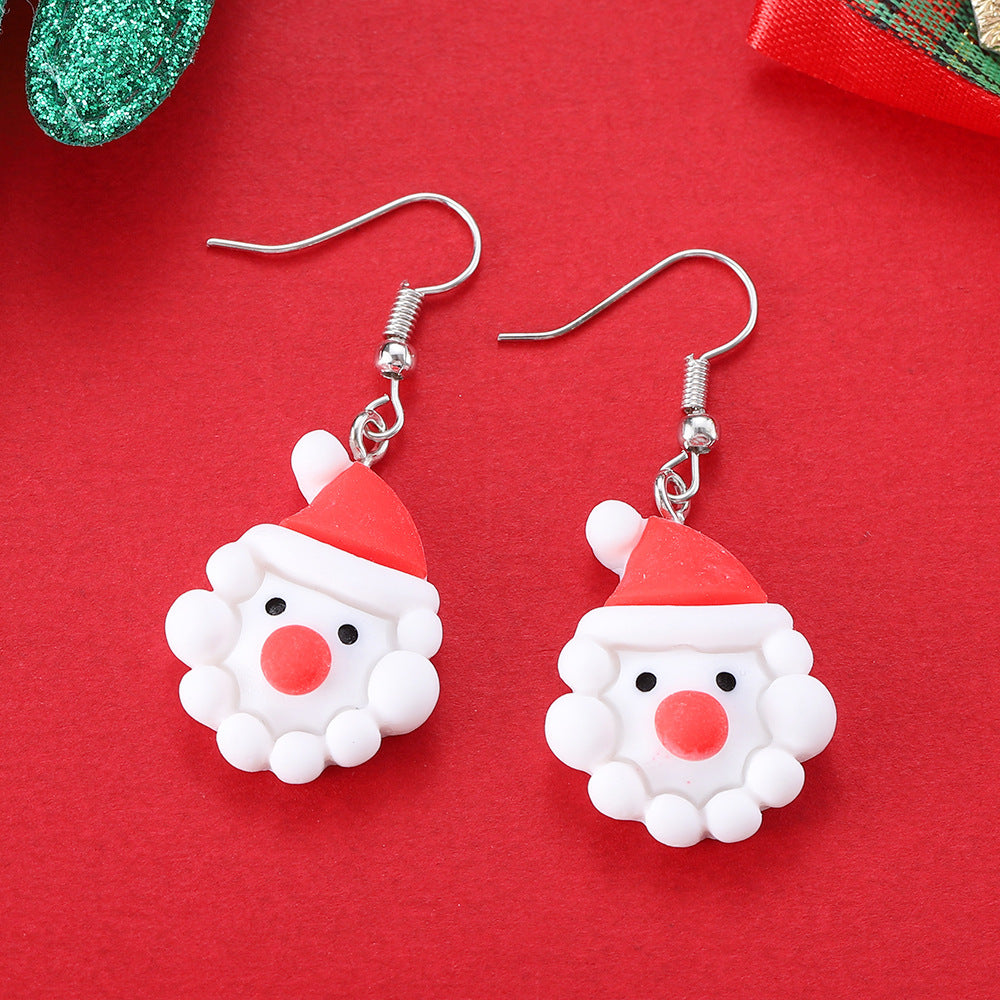 Cartoon Creative Christmas Earrings – Fun & Festive Fashion for the Holidays - ZA-ZOLA