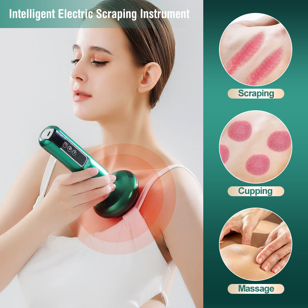 Electric Vacuum Cupping Massager For Body Anti-Cellulite Suction Cup Gua Sha Massage Body Cups Guasha Fat Burning Slimming Jars - ZA-ZOLA