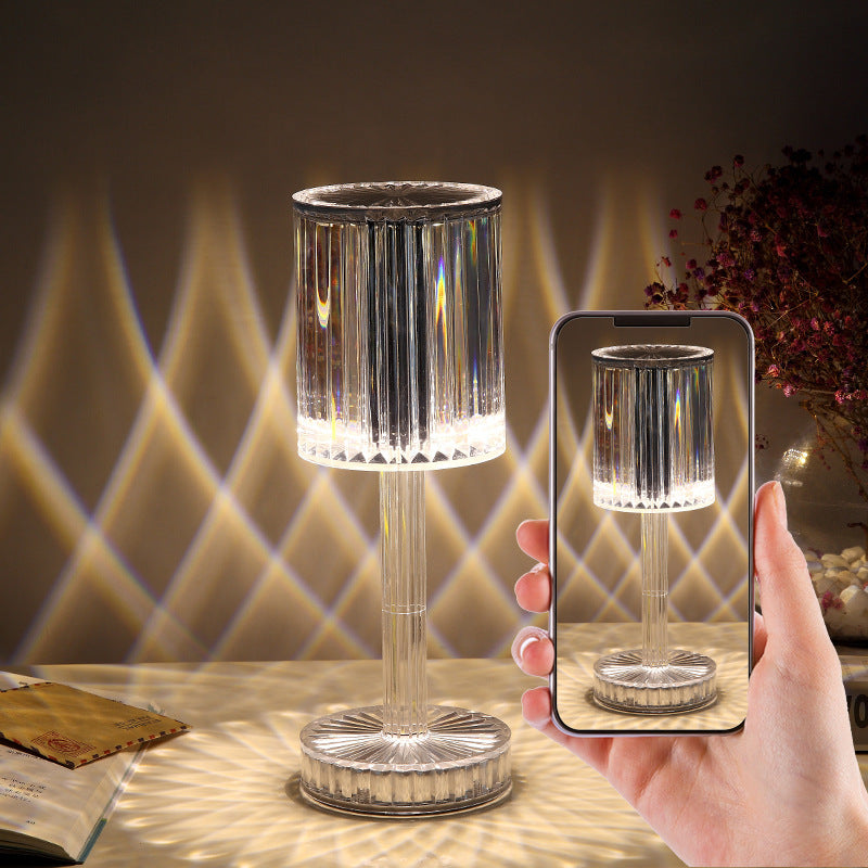 New Crystal Table Lamp Hotel Decoration Diamond Romantic Warm Led For Home Decor Romantic Gift Night Light - ZA-ZOLA