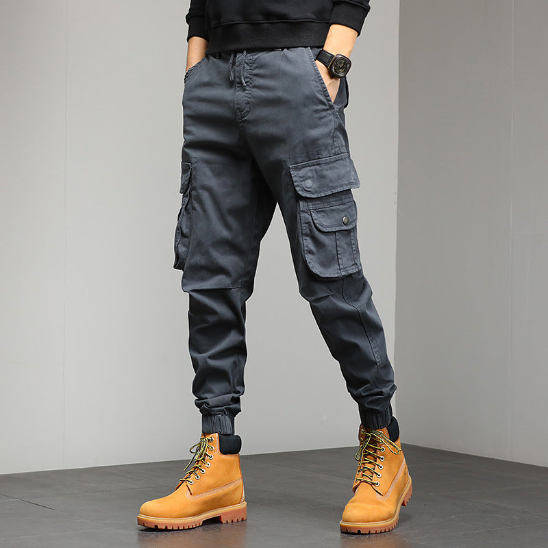 Multi-bag Fashion Brand Casual Pants MenProduct information:
 
 Color: khaki, black, army green, dark gray
 
 Size: 28,29,30,31,32,33,34,36
 
 Style: overalls
 
 Thickness: ordinary
 
 Applicable scenariosPantsZA-ZOLAZA-ZOLAMulti-bag Fashion Brand Casual Pants Men