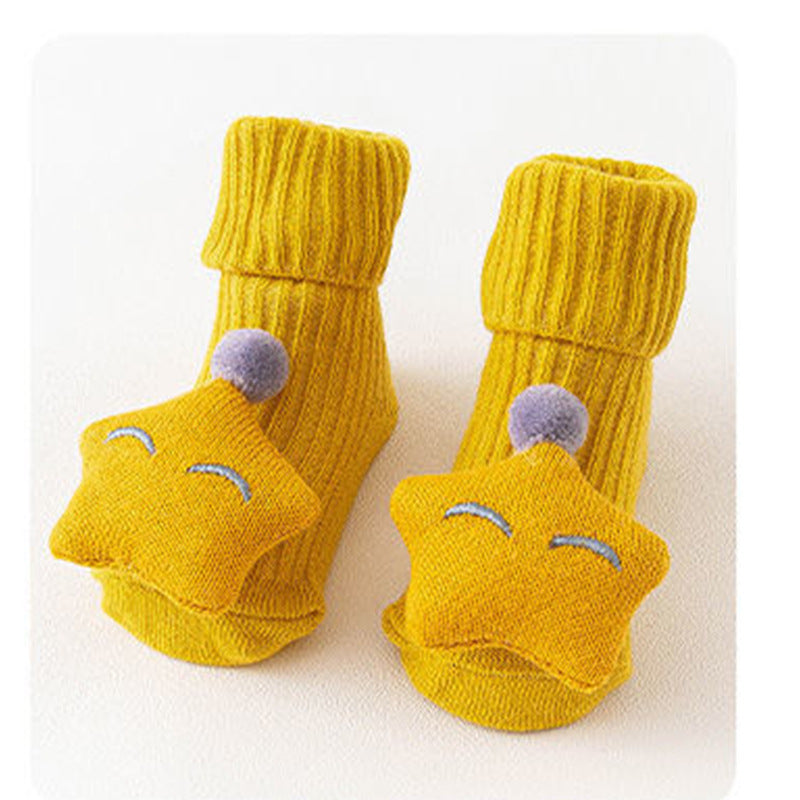 Baby socksProduct information:
 
 
 Children's socks category: floor socks
 
 Function: breathable, sweat-absorbing
 
 Main fabric composition: cotton
 
 
 Size information:
 Baby socksZA-ZOLAZA-ZOLABaby socks