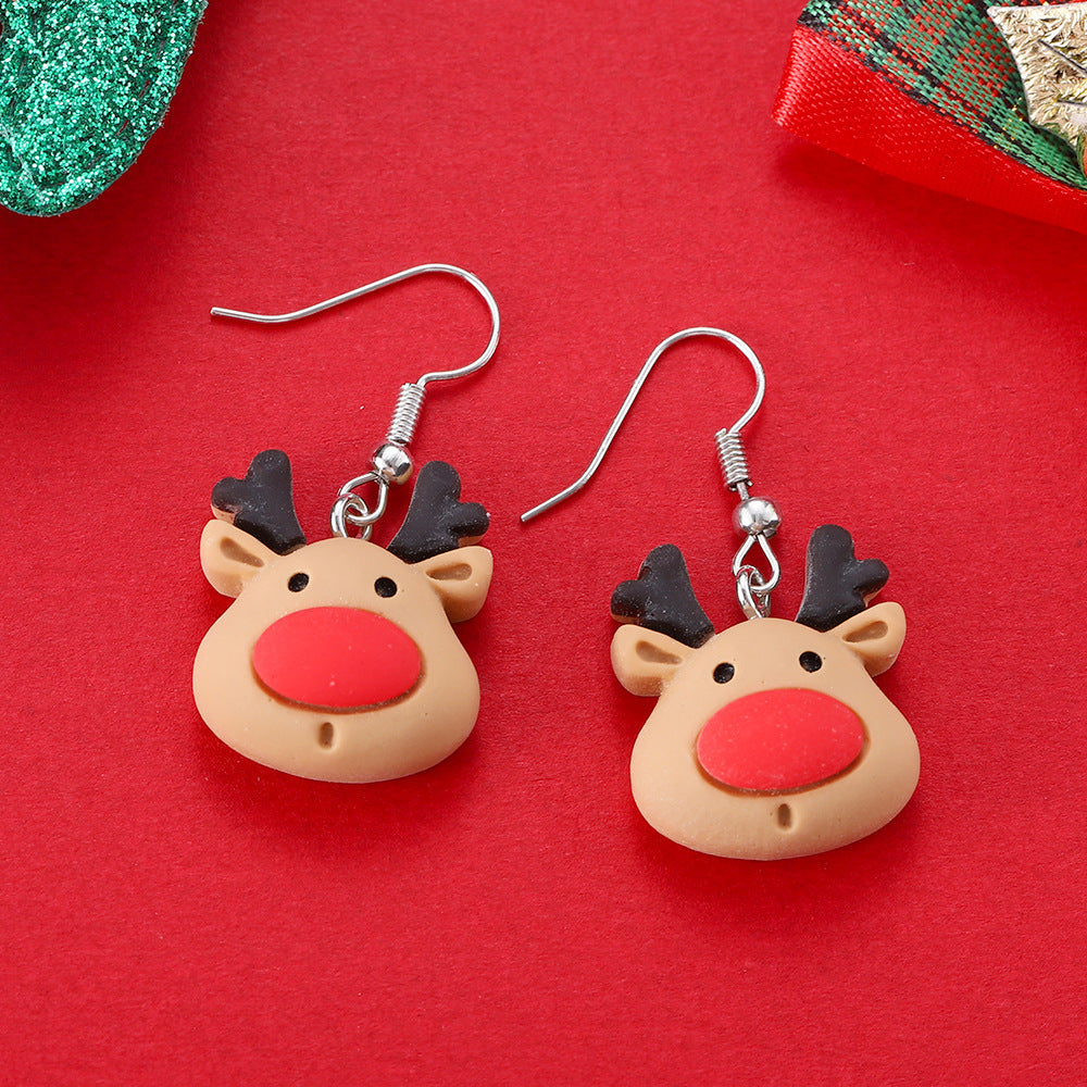 Cartoon Creative Christmas Earrings – Fun & Festive Fashion for the Holidays - ZA-ZOLA