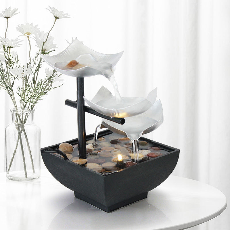 New Home Decoration Flowing Water Ornaments Desktop Fountain Crafts For Home Decor - ZA-ZOLA