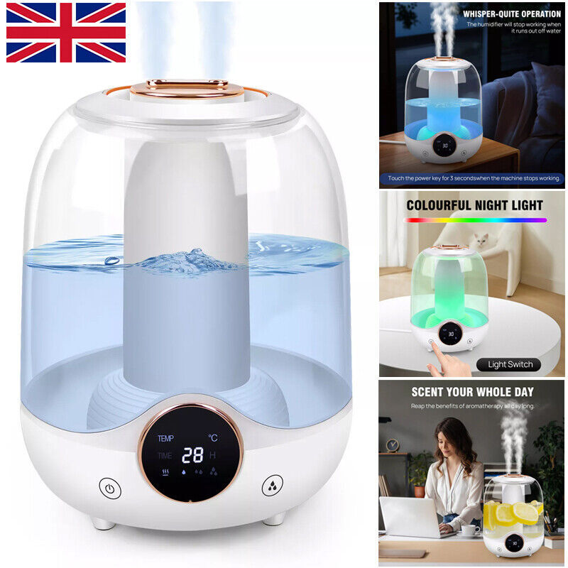 3L Essential Oil Aroma Diffuser – Ultrasonic Aromatherapy Humidifier & Air Purifier - ZA-ZOLA