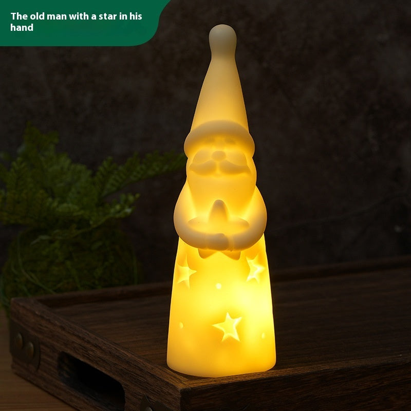 Christmas LED Night Lights – Creative Bedside Lamp & Candle Light Decor - ZA-ZOLA