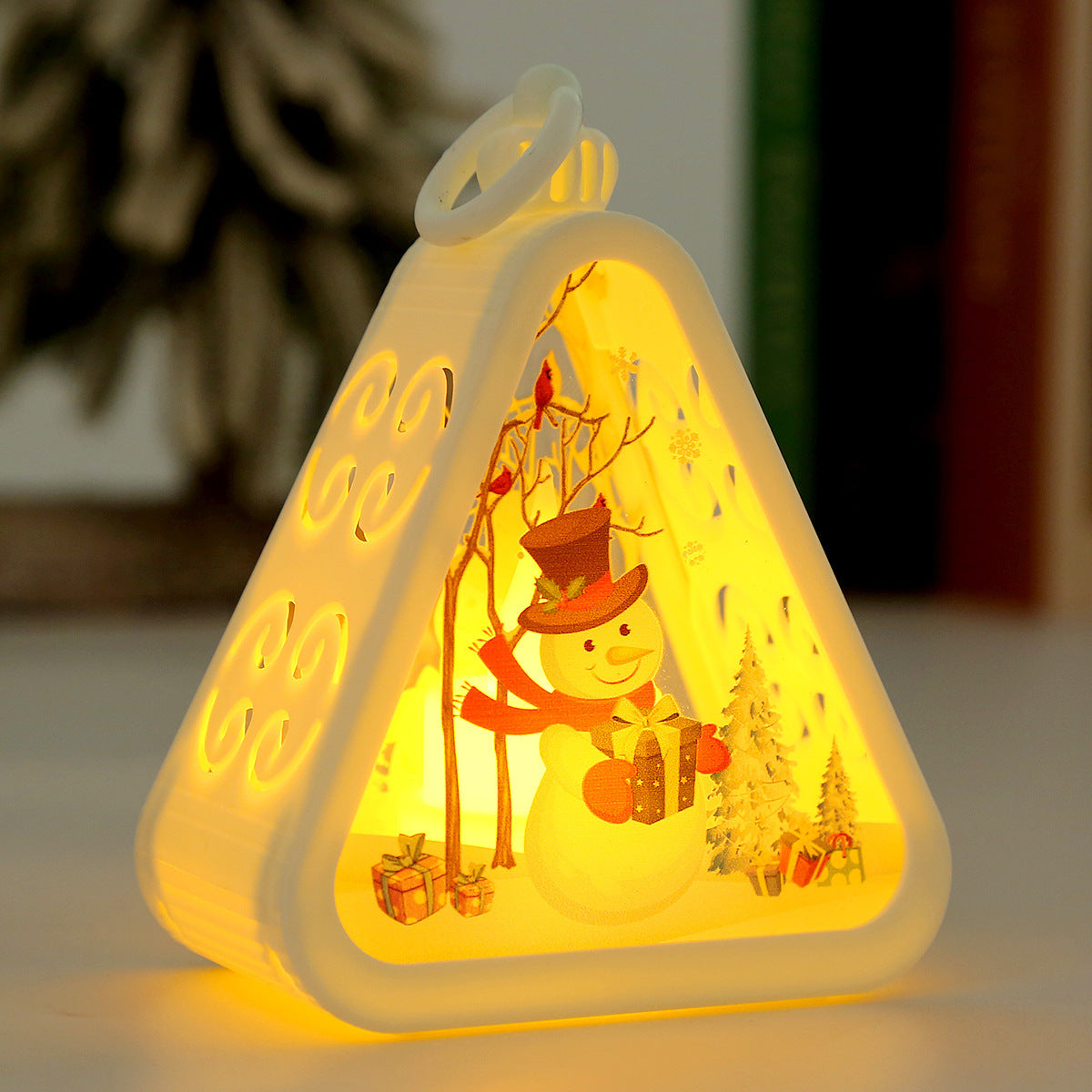 Retro Electric Candle Lamp – Luminous Christmas Ornaments for Festive Decorations - ZA-ZOLA