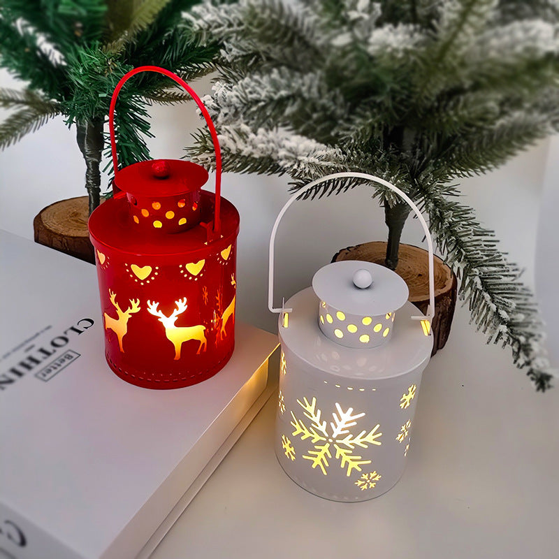 LED Christmas Candle Lanterns – Nordic Style Electronic Candles for Creative Holiday Decor - ZA-ZOLA