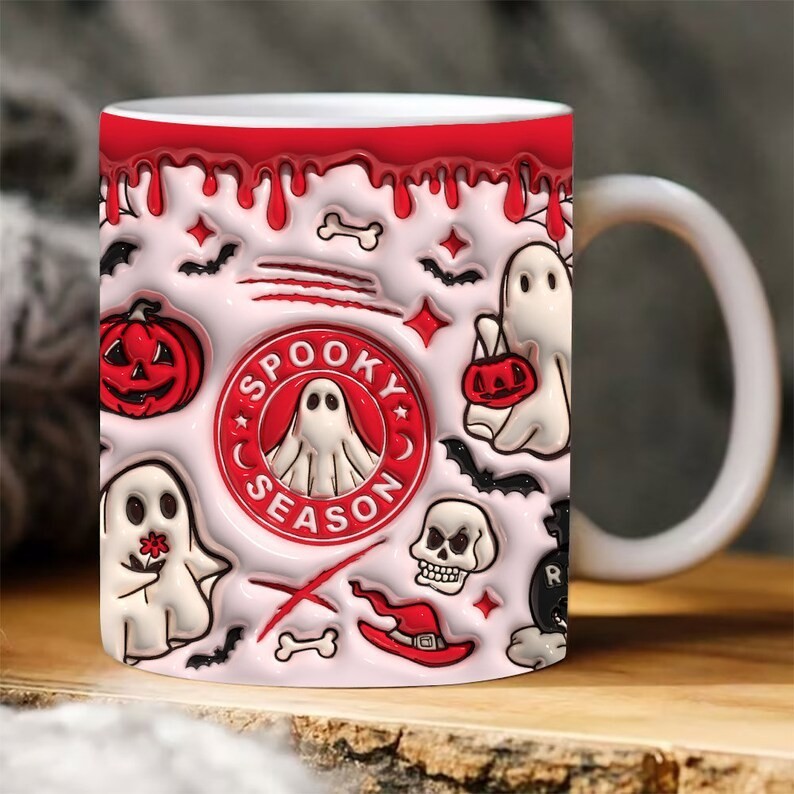 Halloween Pumpkin Ceramic Coffee Mug - ZA-ZOLA