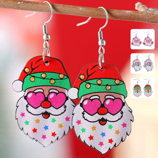 Funny Santa Claus Pendant Earrings – Perfect Christmas Gift for a Festive Touch! - ZA-ZOLA