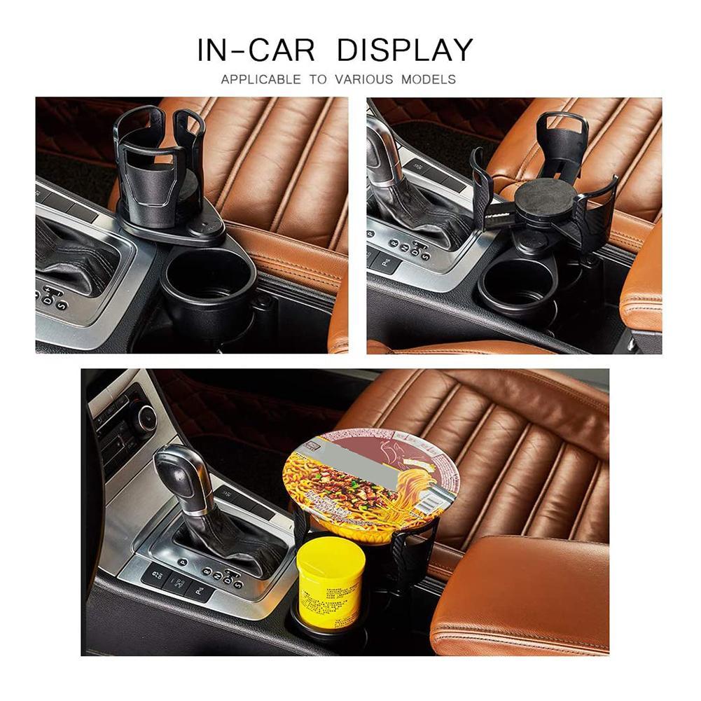 Foldable Car Cup & Bottle Holder | Multifunctional Phone and Sunglasses Organizer - ZA-ZOLA