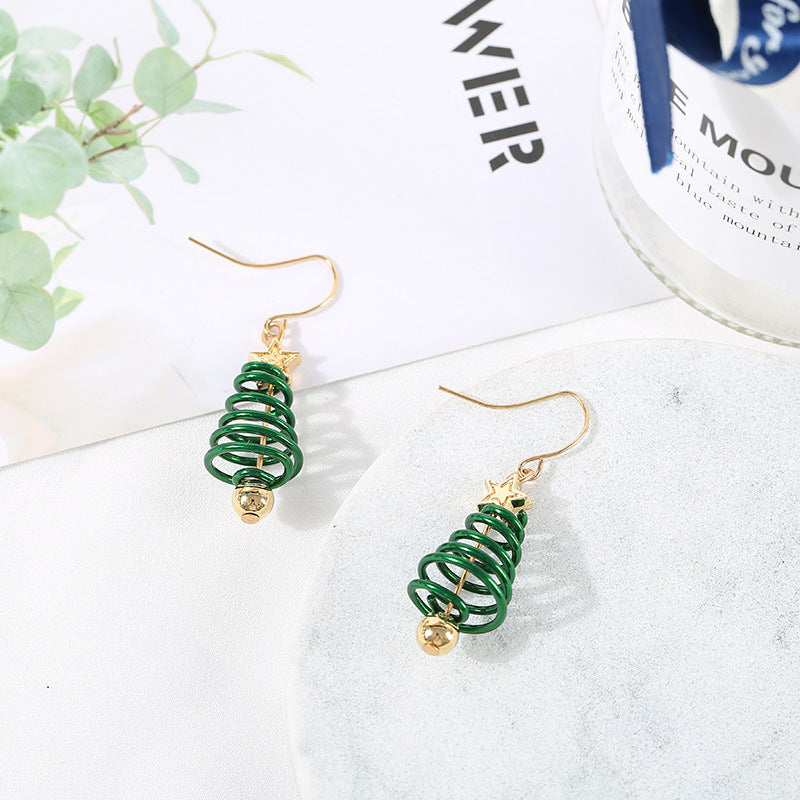 DIY Christmas Tree & Star Earrings – Festive Holiday Jewelry for Creative Style Lovers - ZA-ZOLA