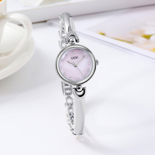 Simple Design Small Exquisite Round Dial Bangle Watch Quartz Watch - ZA-ZOLA