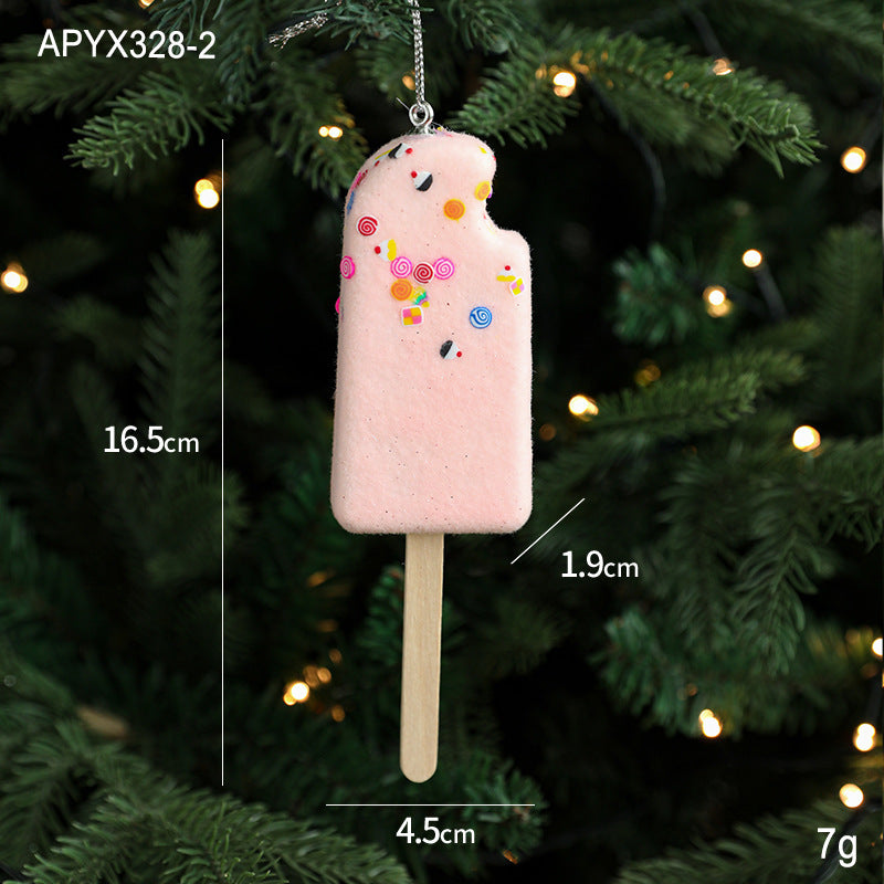 Creative Ice Cream Pendant – Small Hanging Christmas Tree Decorations - ZA-ZOLA