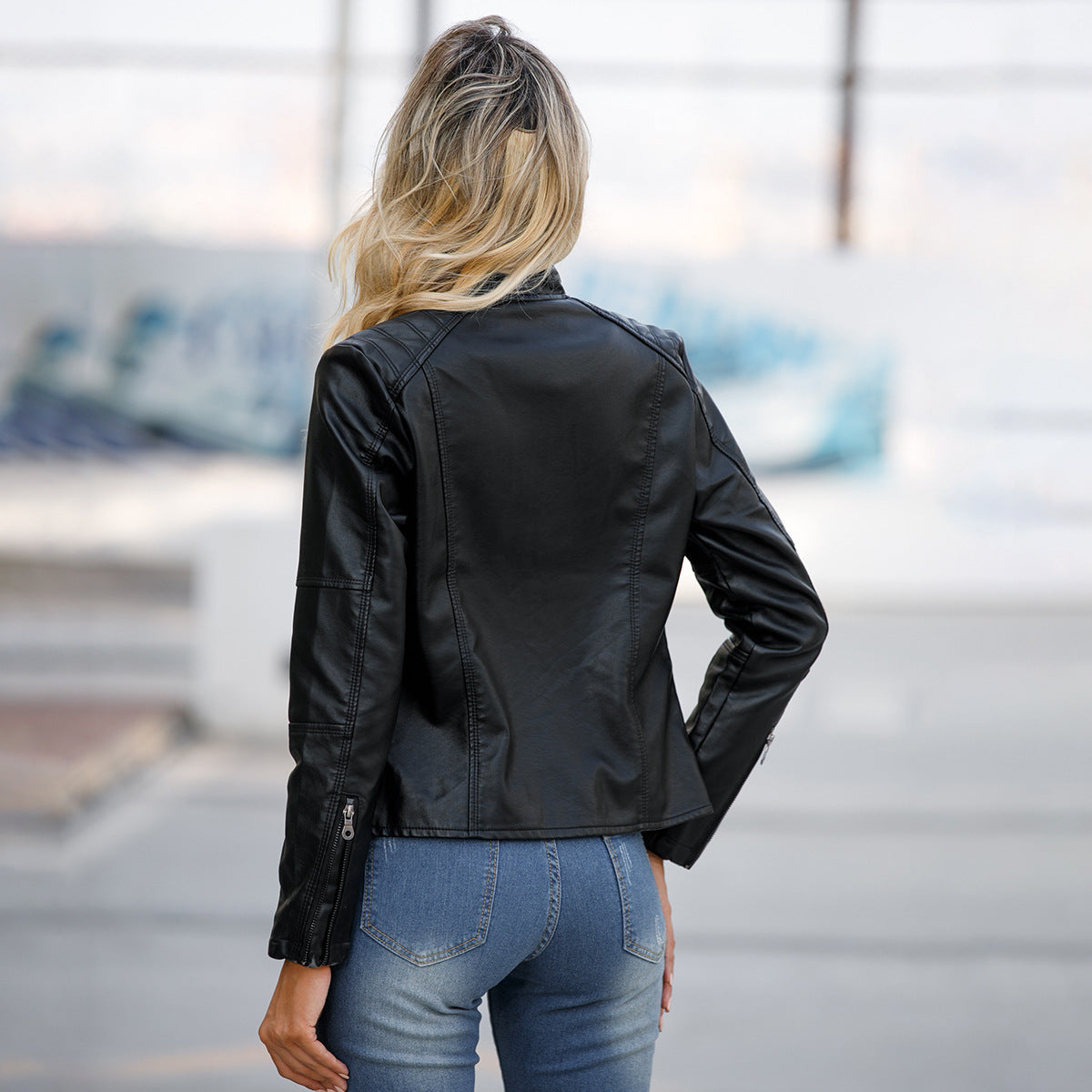 European & American Women’s Leather Jackets – Trendy Outerwear for Stylish Looks