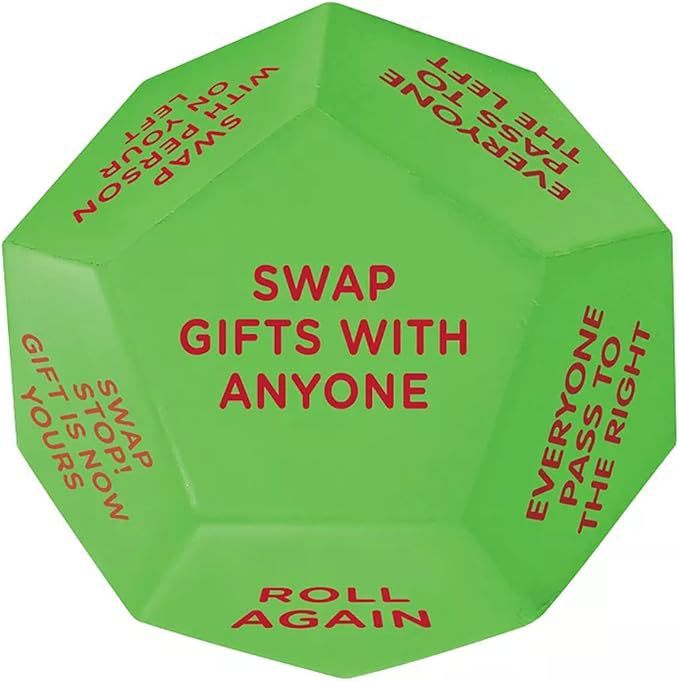 Santa Claus Gift Exchange Dice – Fun Christmas Game for Holiday Parties - ZA-ZOLA