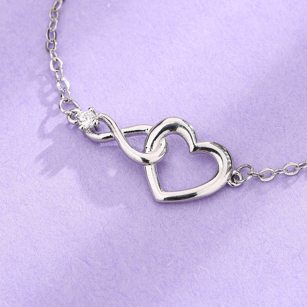 Heart-shape Bracelet Fashion Jewelry Versatile Love Bracelet Gift For Girlfriend Valentine's Day - ZA-ZOLA