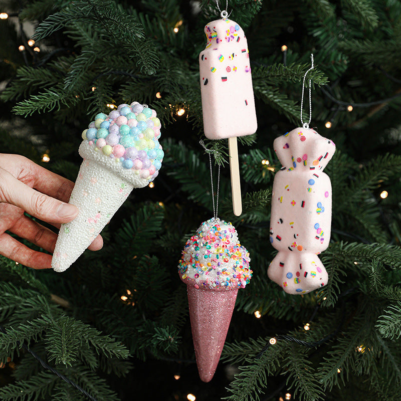 Creative Ice Cream Pendant – Small Hanging Christmas Tree Decorations - ZA-ZOLA