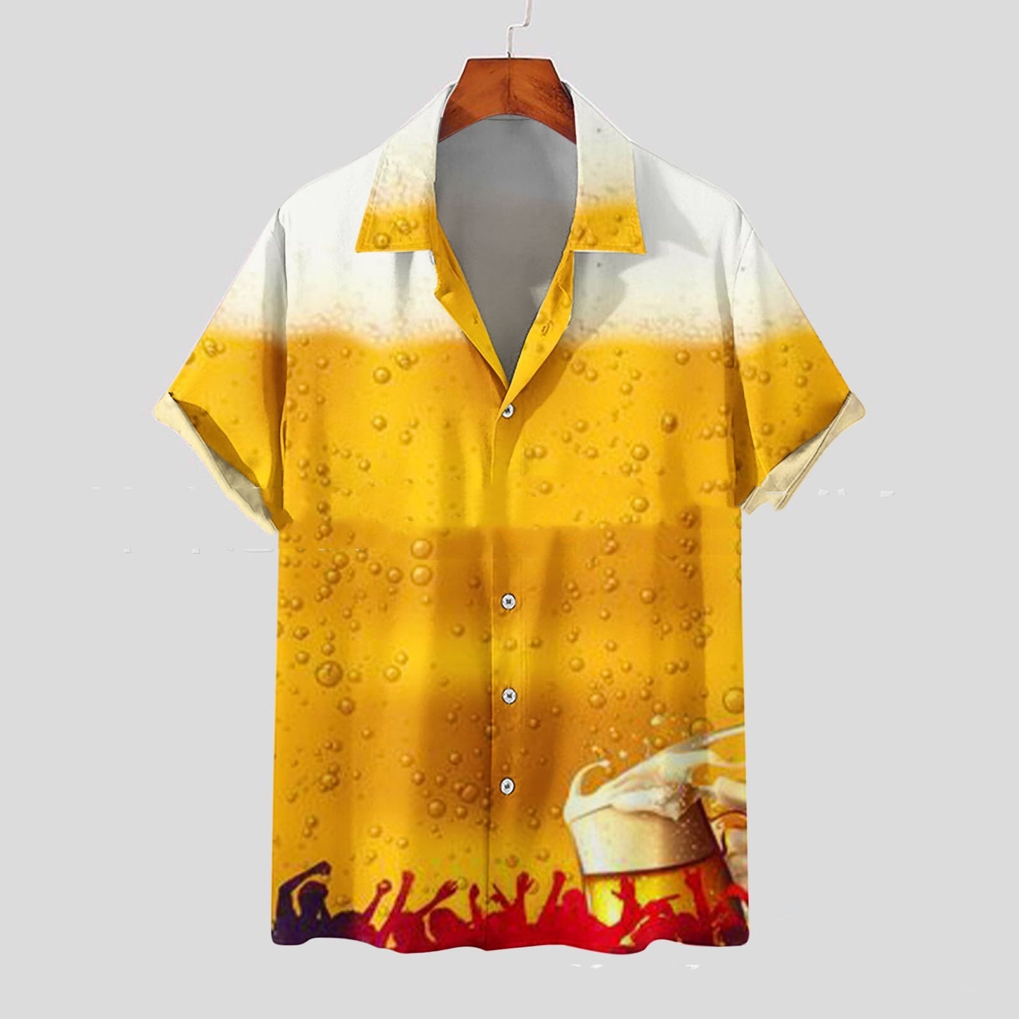 Fashion Digital Printing Short Sleeve Shirt - ZA-ZOLA