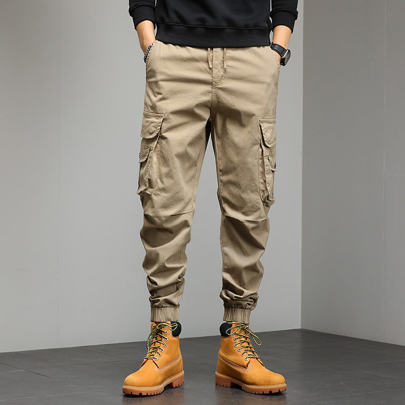 Multi-bag Fashion Brand Casual Pants MenProduct information:
 
 Color: khaki, black, army green, dark gray
 
 Size: 28,29,30,31,32,33,34,36
 
 Style: overalls
 
 Thickness: ordinary
 
 Applicable scenariosPantsZA-ZOLAZA-ZOLAMulti-bag Fashion Brand Casual Pants Men