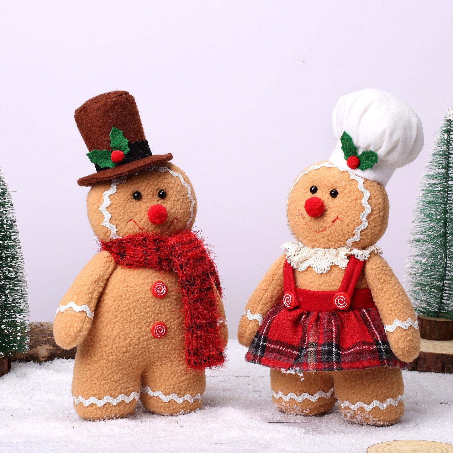 Gingerbread Man Doll – New Christmas Decoration for Festive Holiday Homes - ZA-ZOLA