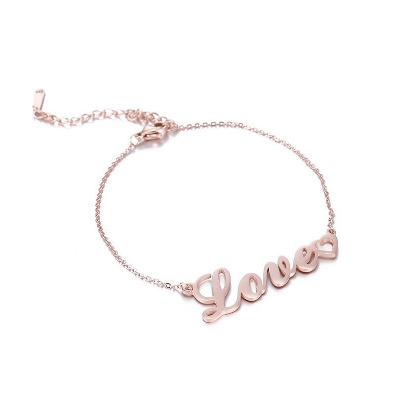 Personalized DIY Custom Name Bracelet Stainless Steel - ZA-ZOLA