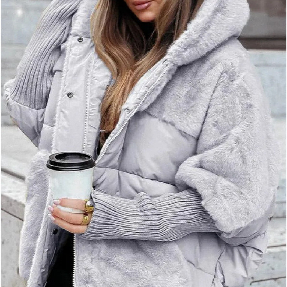 Women's Loose Down Jacket Coat – Winter Fashion Lightweight Warmth