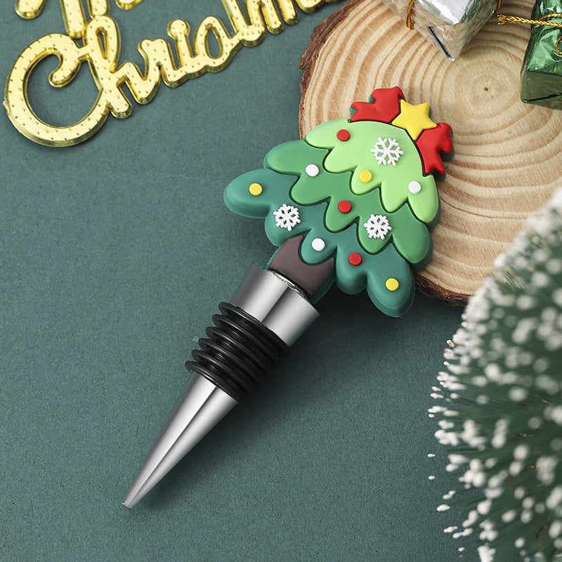 Christmas Tree Wine Stopper | Perfect for Holiday Parties - ZA-ZOLA