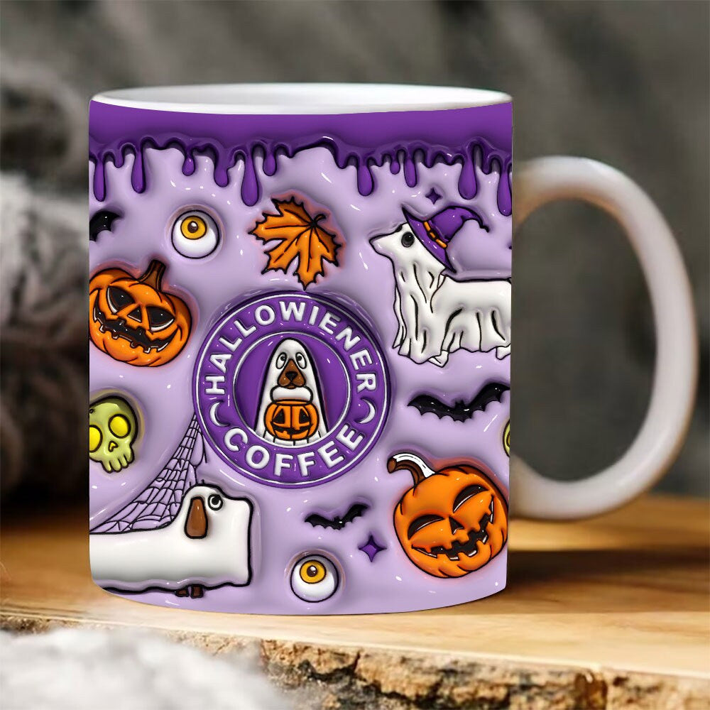 Halloween Pumpkin Ceramic Coffee Mug - ZA-ZOLA