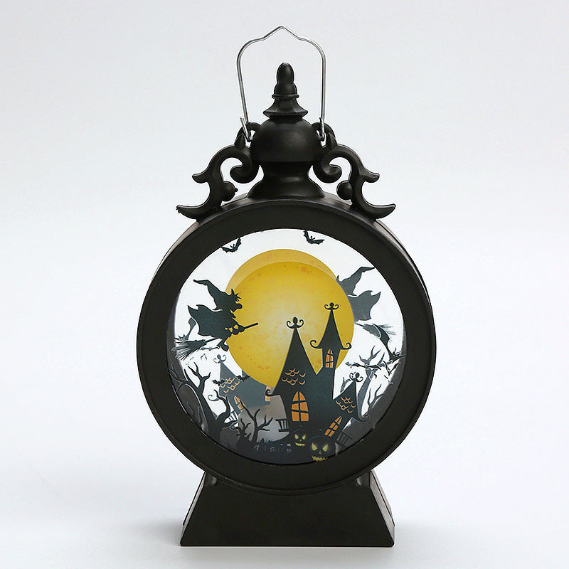 Halloween Retro Candle Portable Storm Lantern - ZA-ZOLA